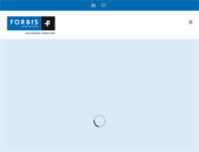 Tablet Screenshot of forbislogistics.com